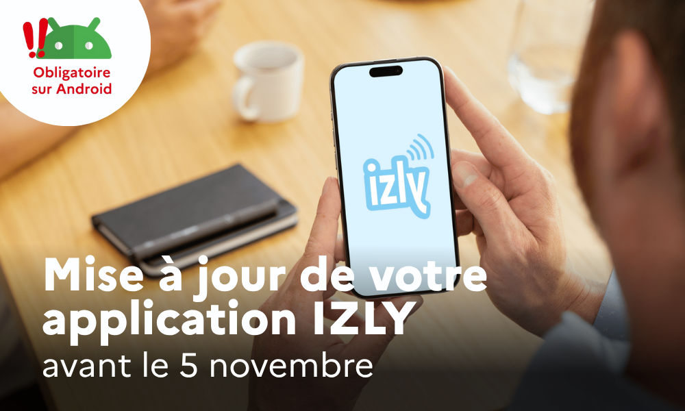 Mise à jour obligatoire de l’application Izly